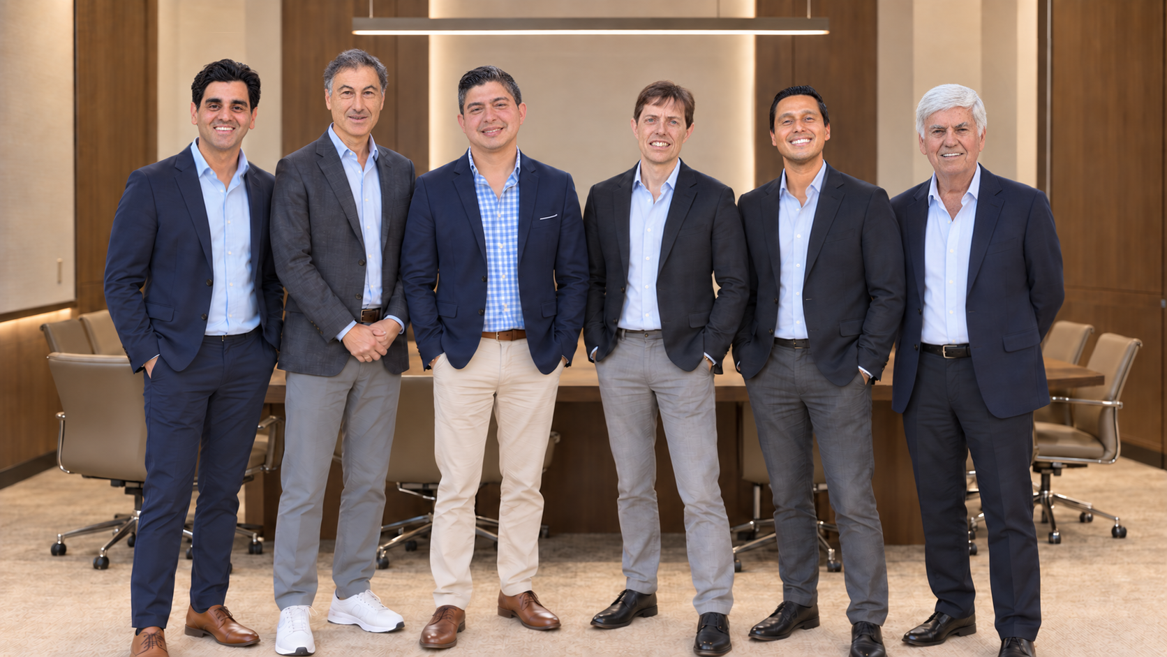 The NextEquity team together in a conference room